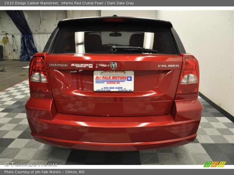 Inferno Red Crystal Pearl / Dark Slate Gray 2010 Dodge Caliber Mainstreet