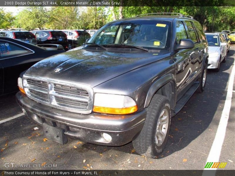 Graphite Metallic / Dark Slate Gray 2003 Dodge Durango SLT 4x4