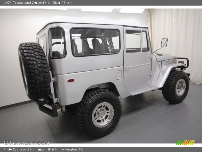 Silver / Black 1974 Toyota Land Cruiser FJ40