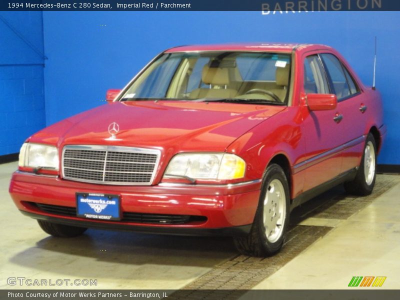 Imperial Red / Parchment 1994 Mercedes-Benz C 280 Sedan