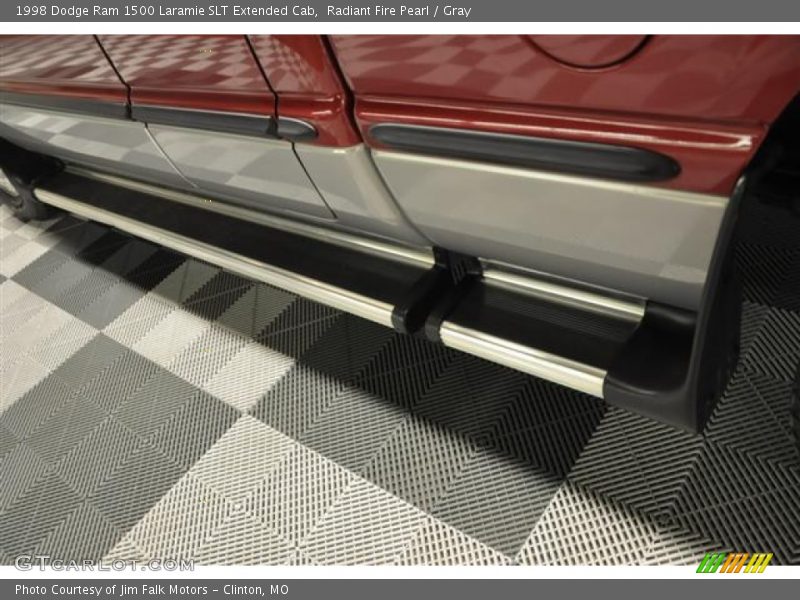 Radiant Fire Pearl / Gray 1998 Dodge Ram 1500 Laramie SLT Extended Cab