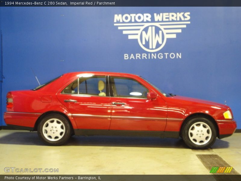Imperial Red / Parchment 1994 Mercedes-Benz C 280 Sedan