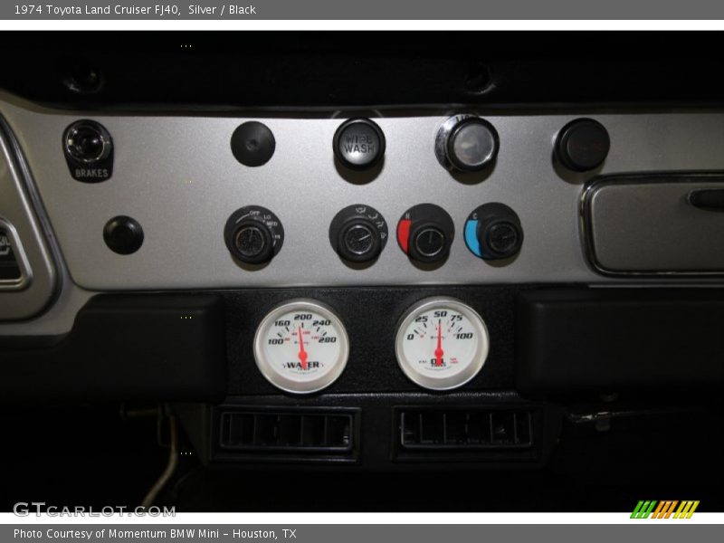 Silver / Black 1974 Toyota Land Cruiser FJ40