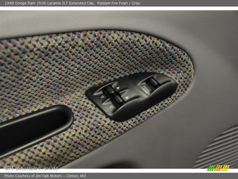 Radiant Fire Pearl / Gray 1998 Dodge Ram 1500 Laramie SLT Extended Cab