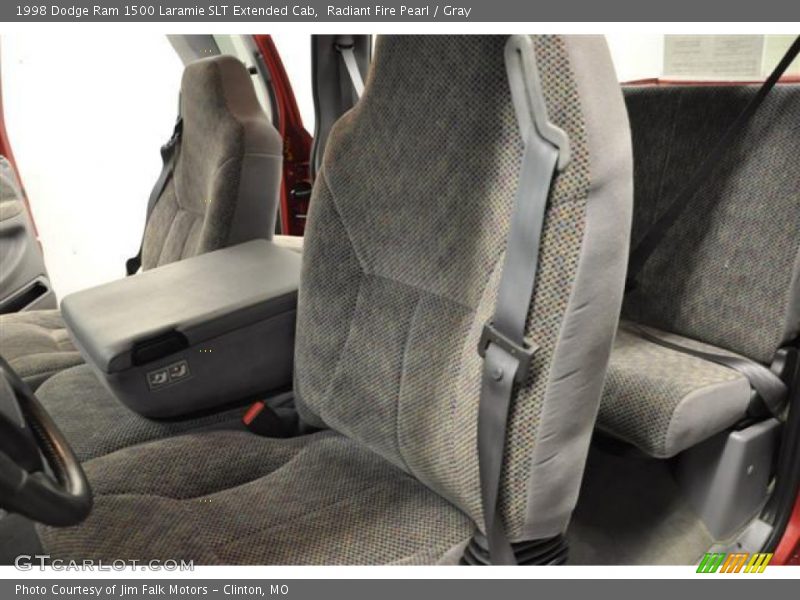 Radiant Fire Pearl / Gray 1998 Dodge Ram 1500 Laramie SLT Extended Cab