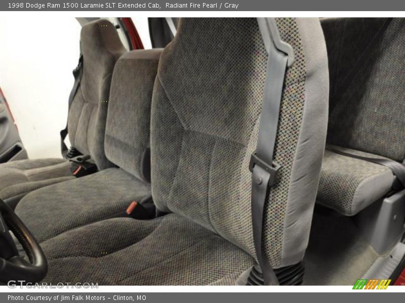 Radiant Fire Pearl / Gray 1998 Dodge Ram 1500 Laramie SLT Extended Cab