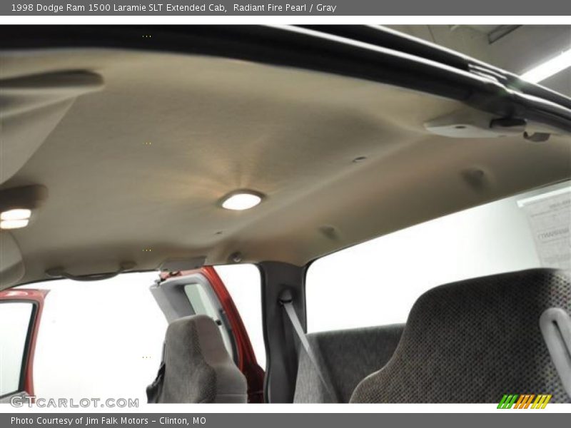 Radiant Fire Pearl / Gray 1998 Dodge Ram 1500 Laramie SLT Extended Cab