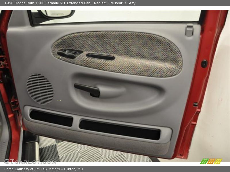 Radiant Fire Pearl / Gray 1998 Dodge Ram 1500 Laramie SLT Extended Cab