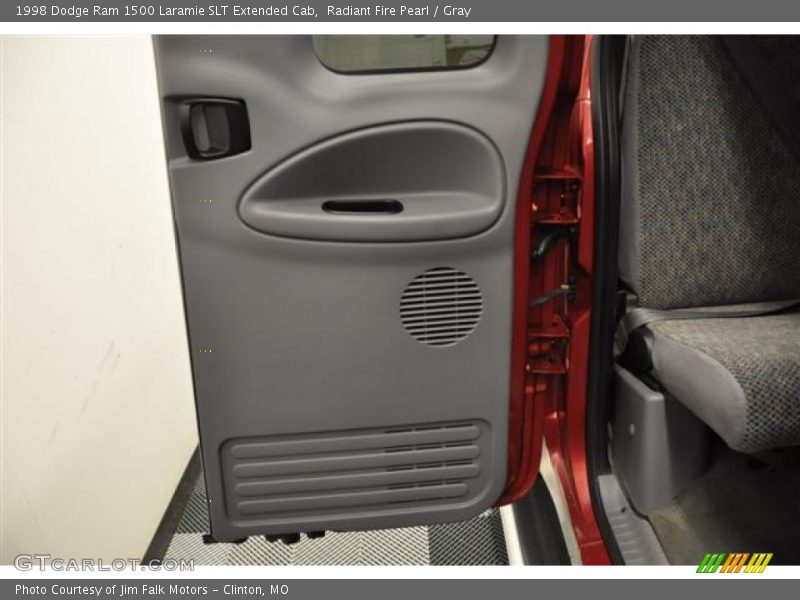 Radiant Fire Pearl / Gray 1998 Dodge Ram 1500 Laramie SLT Extended Cab