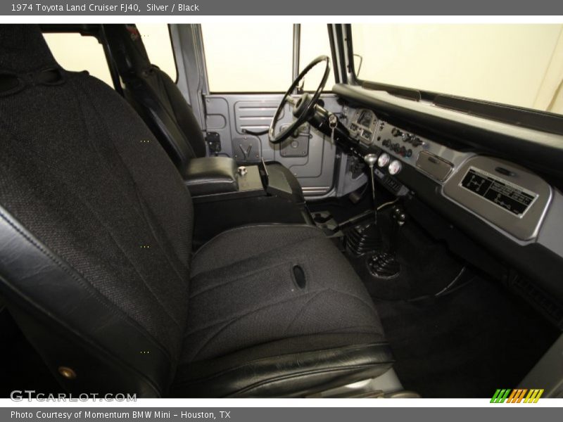 Silver / Black 1974 Toyota Land Cruiser FJ40