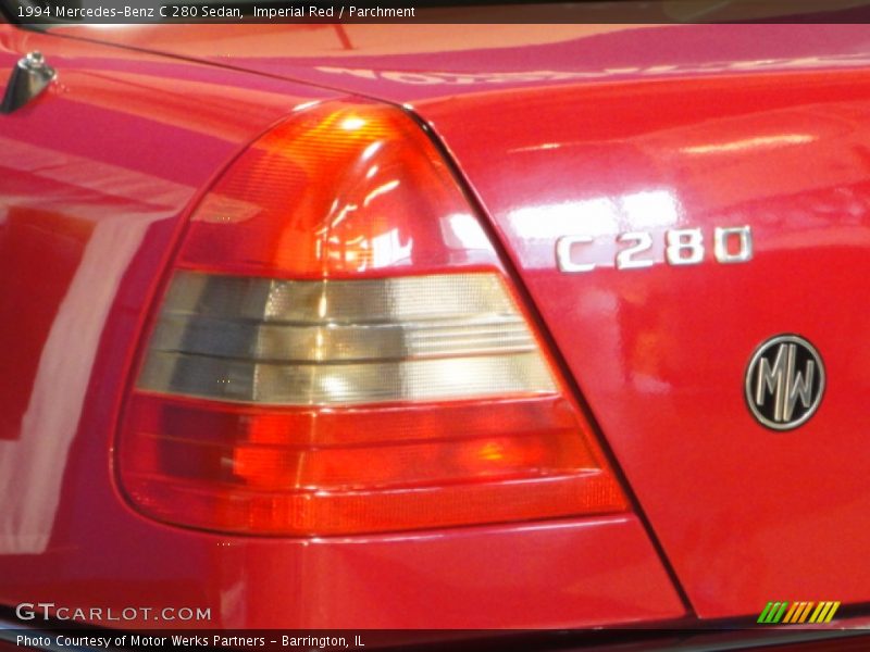 Imperial Red / Parchment 1994 Mercedes-Benz C 280 Sedan