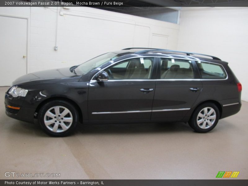 Mocha Brown / Pure Beige 2007 Volkswagen Passat 2.0T Wagon
