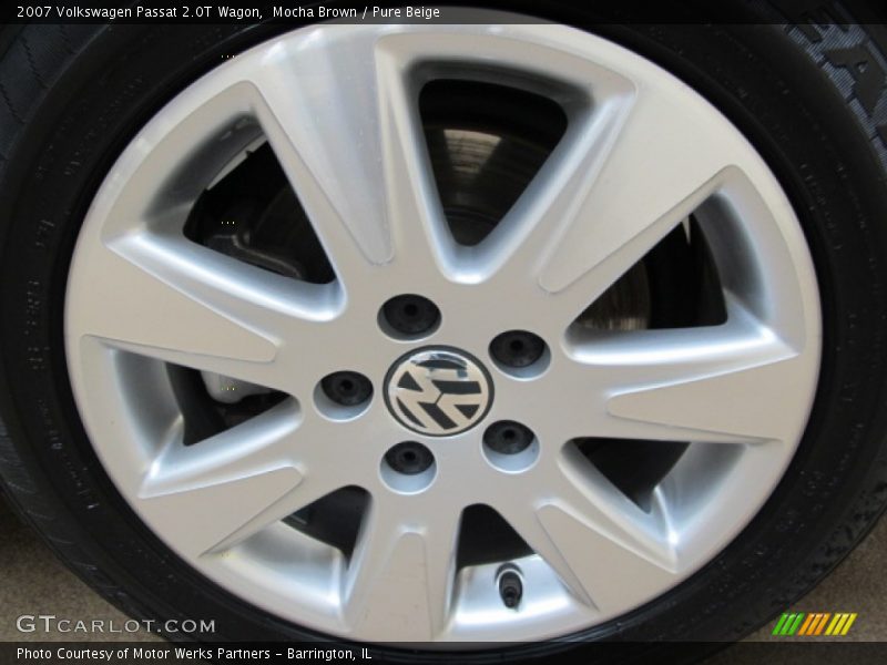 Mocha Brown / Pure Beige 2007 Volkswagen Passat 2.0T Wagon