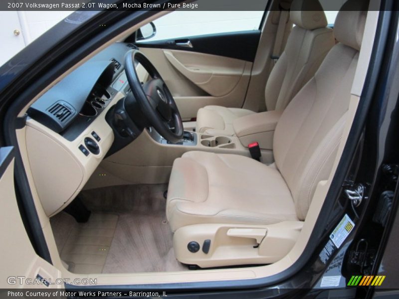 Mocha Brown / Pure Beige 2007 Volkswagen Passat 2.0T Wagon