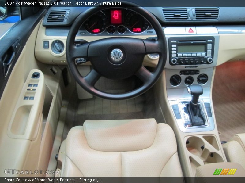 Mocha Brown / Pure Beige 2007 Volkswagen Passat 2.0T Wagon