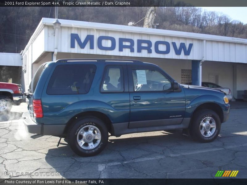 Tropic Green Metallic / Dark Graphite 2001 Ford Explorer Sport 4x4