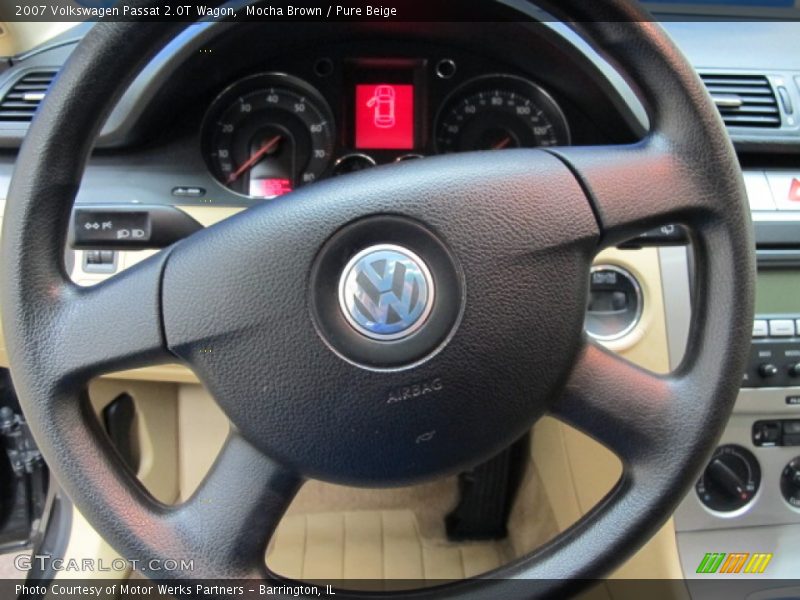 Mocha Brown / Pure Beige 2007 Volkswagen Passat 2.0T Wagon