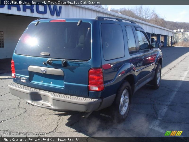 Tropic Green Metallic / Dark Graphite 2001 Ford Explorer Sport 4x4