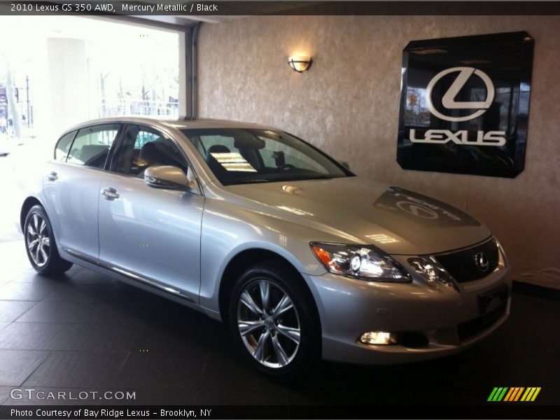 Mercury Metallic / Black 2010 Lexus GS 350 AWD