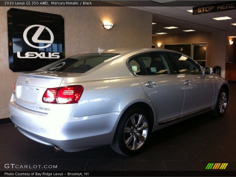 Mercury Metallic / Black 2010 Lexus GS 350 AWD