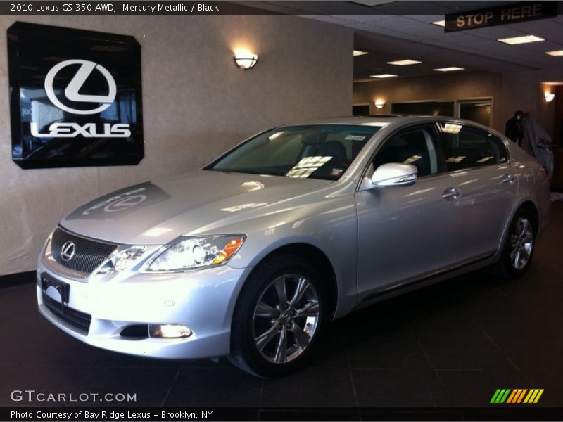 Mercury Metallic / Black 2010 Lexus GS 350 AWD