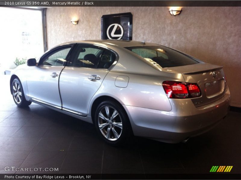 Mercury Metallic / Black 2010 Lexus GS 350 AWD