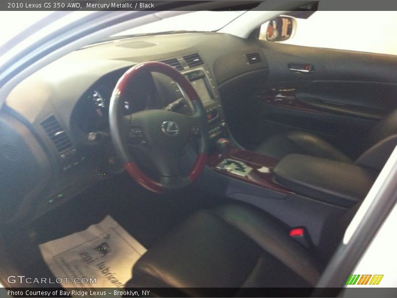 Mercury Metallic / Black 2010 Lexus GS 350 AWD
