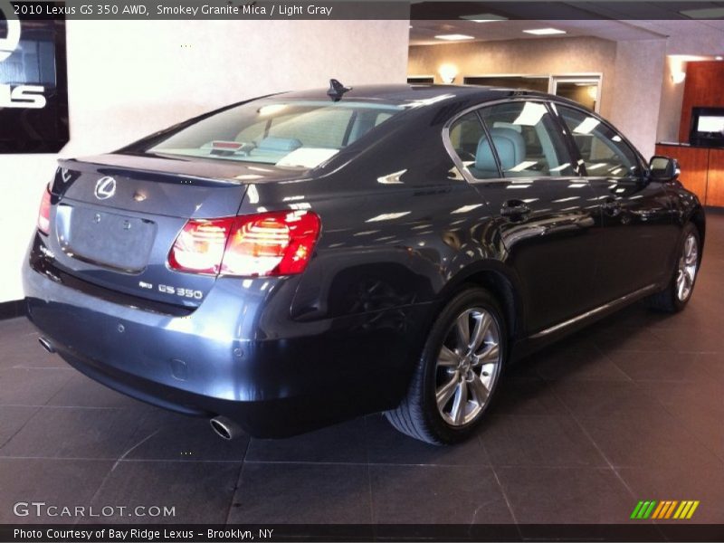 Smokey Granite Mica / Light Gray 2010 Lexus GS 350 AWD