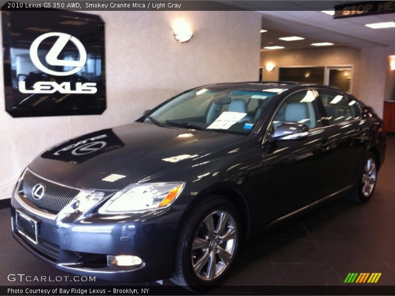 Smokey Granite Mica / Light Gray 2010 Lexus GS 350 AWD