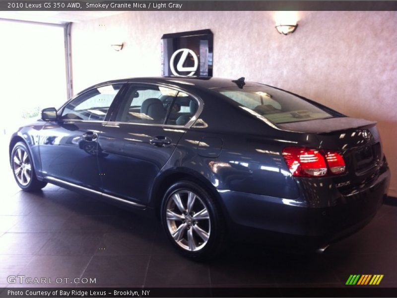 Smokey Granite Mica / Light Gray 2010 Lexus GS 350 AWD