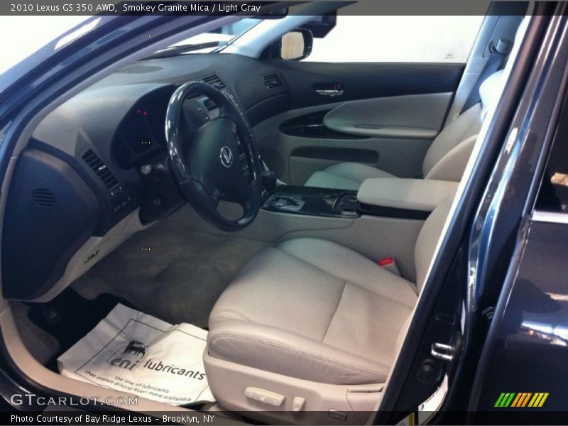 Smokey Granite Mica / Light Gray 2010 Lexus GS 350 AWD