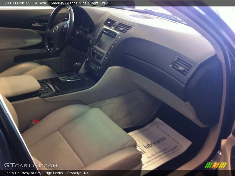 Smokey Granite Mica / Light Gray 2010 Lexus GS 350 AWD