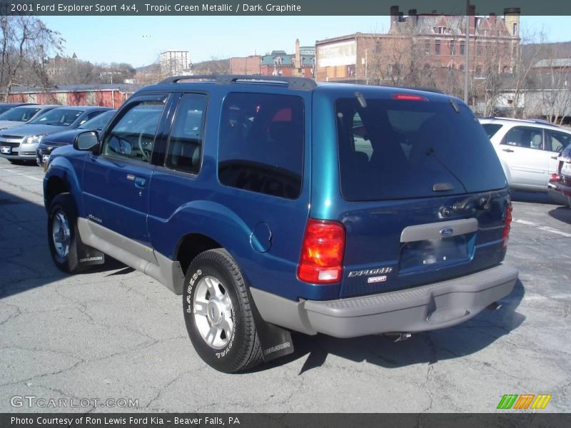 Tropic Green Metallic / Dark Graphite 2001 Ford Explorer Sport 4x4