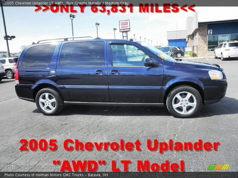Blue Granite Metallic / Medium Gray 2005 Chevrolet Uplander LT AWD