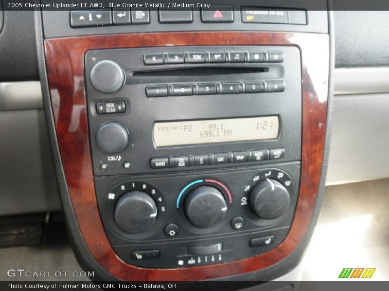 Controls of 2005 Uplander LT AWD