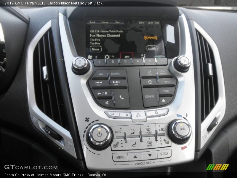 Carbon Black Metallic / Jet Black 2012 GMC Terrain SLT