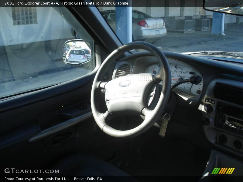 Tropic Green Metallic / Dark Graphite 2001 Ford Explorer Sport 4x4