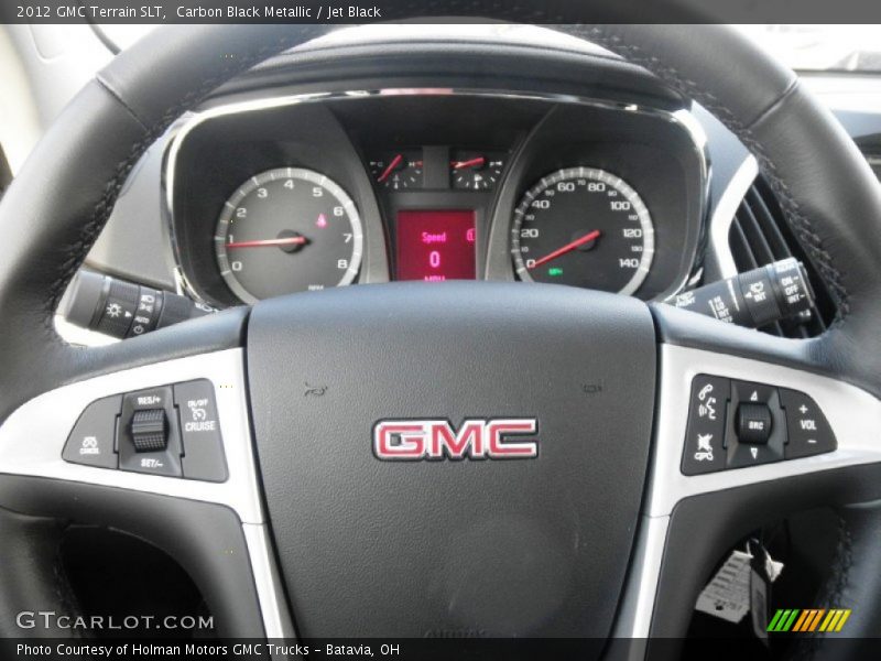 Carbon Black Metallic / Jet Black 2012 GMC Terrain SLT