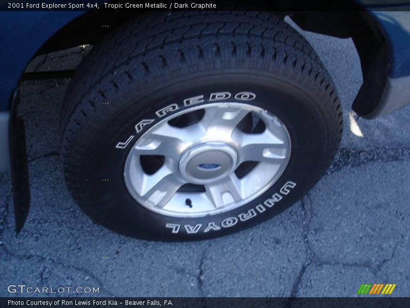 Tropic Green Metallic / Dark Graphite 2001 Ford Explorer Sport 4x4