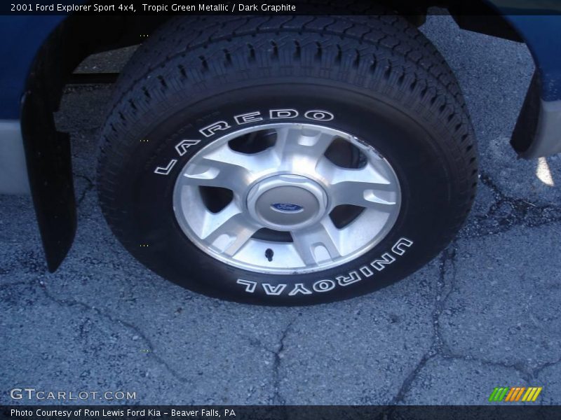 Tropic Green Metallic / Dark Graphite 2001 Ford Explorer Sport 4x4