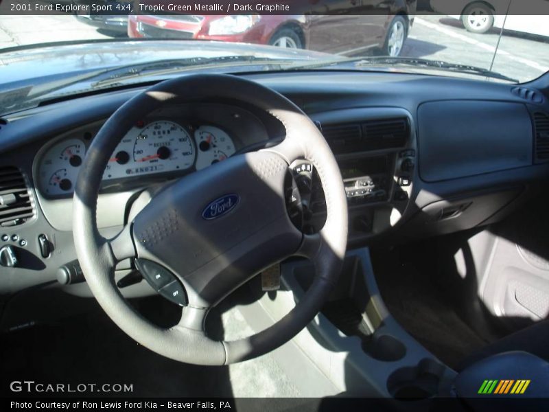 Tropic Green Metallic / Dark Graphite 2001 Ford Explorer Sport 4x4