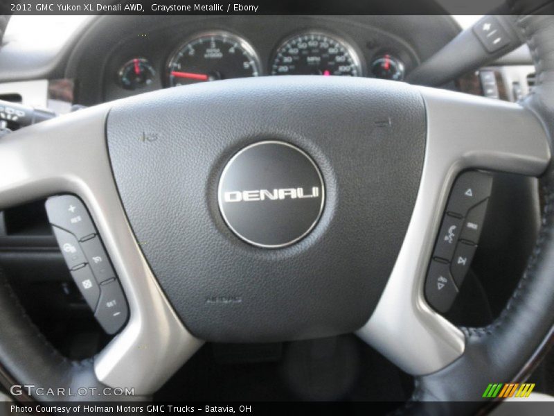 Graystone Metallic / Ebony 2012 GMC Yukon XL Denali AWD