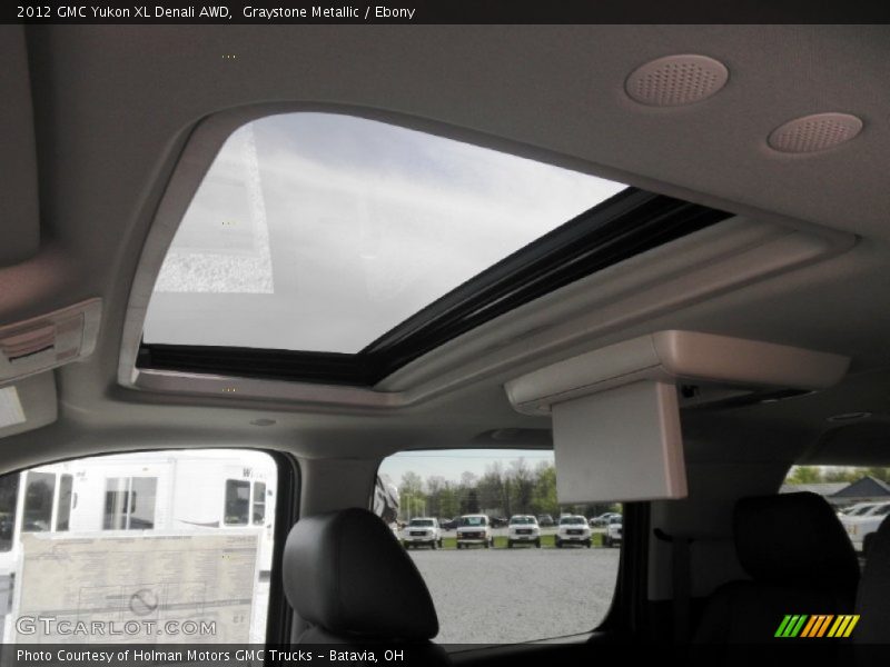 Graystone Metallic / Ebony 2012 GMC Yukon XL Denali AWD