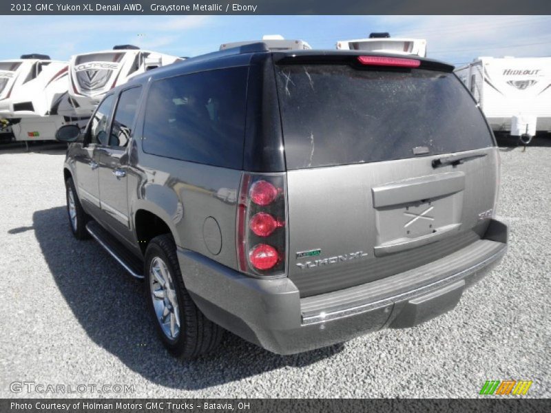 Graystone Metallic / Ebony 2012 GMC Yukon XL Denali AWD