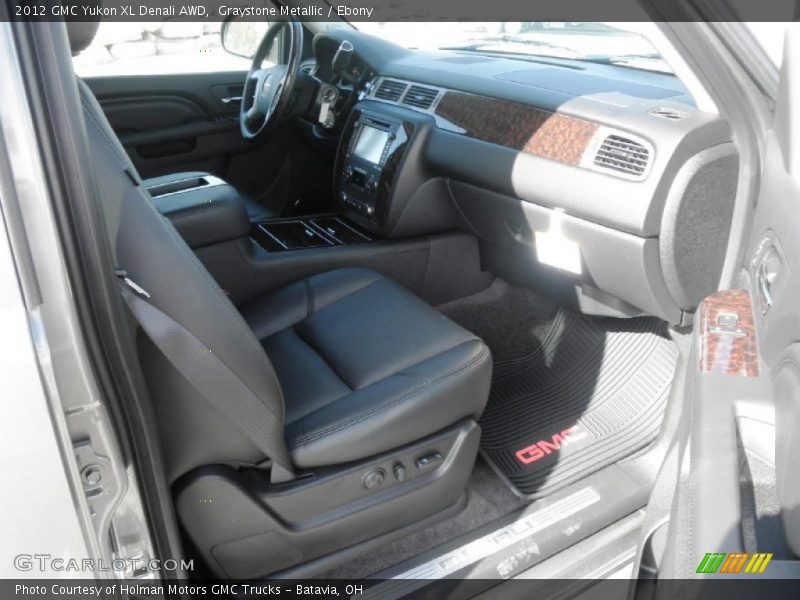 Graystone Metallic / Ebony 2012 GMC Yukon XL Denali AWD