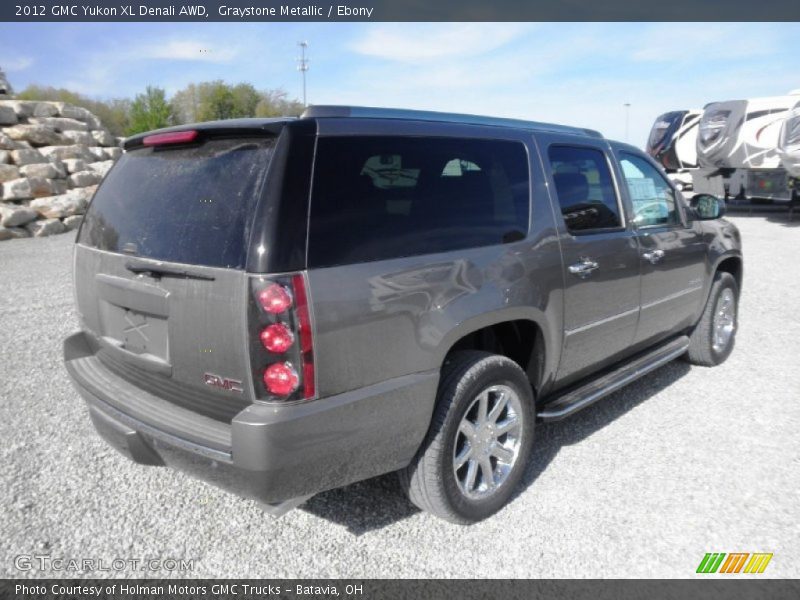 Graystone Metallic / Ebony 2012 GMC Yukon XL Denali AWD