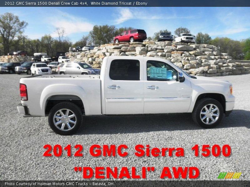 White Diamond Tricoat / Ebony 2012 GMC Sierra 1500 Denali Crew Cab 4x4