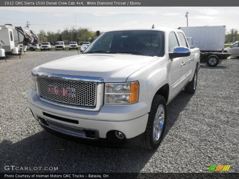 White Diamond Tricoat / Ebony 2012 GMC Sierra 1500 Denali Crew Cab 4x4