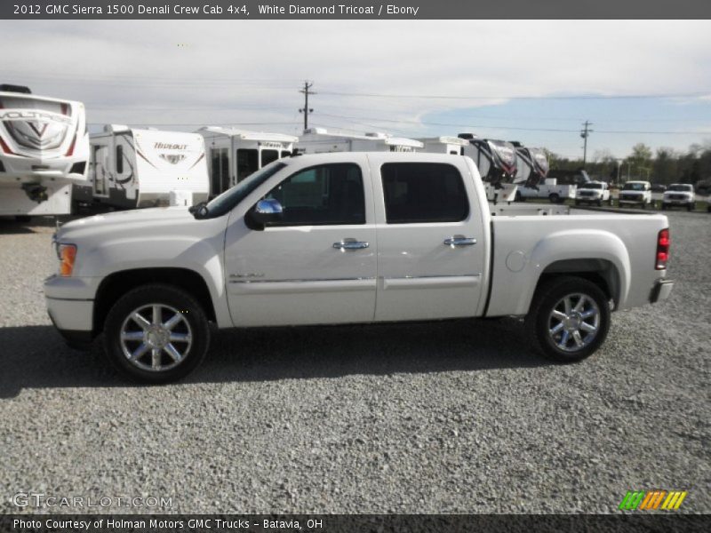 White Diamond Tricoat / Ebony 2012 GMC Sierra 1500 Denali Crew Cab 4x4