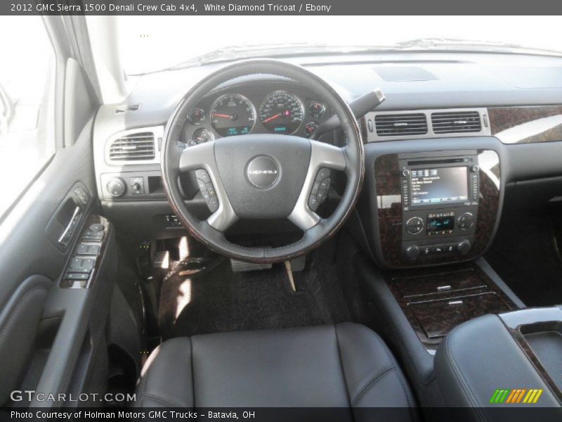 White Diamond Tricoat / Ebony 2012 GMC Sierra 1500 Denali Crew Cab 4x4